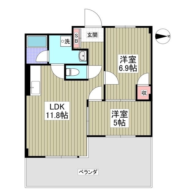 ラスリーゼの間取り