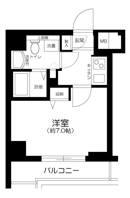 ガラ・グランディ西新宿の間取り