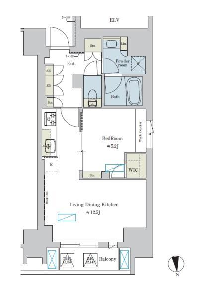 Brillia ist 浅草の間取り