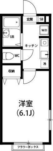 リリックコート香の間取り
