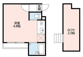 ロッシェル東林間Ⅰの間取り