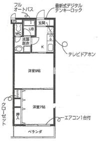 ベネッセレ豊橋西Ⅲの間取り