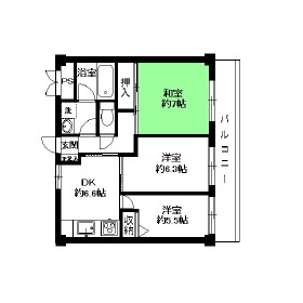 ガーデンヒル寿々木の間取り