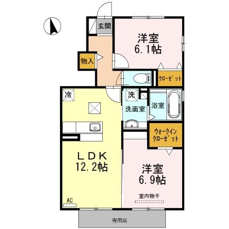 プラセールの間取り