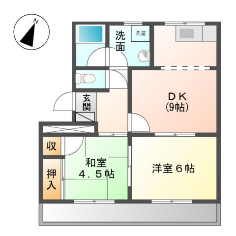 サンパークの間取り