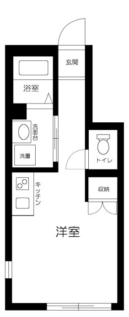 カーサ西巣鴨の間取り