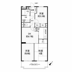 扶桑ハイツ春日部の間取り