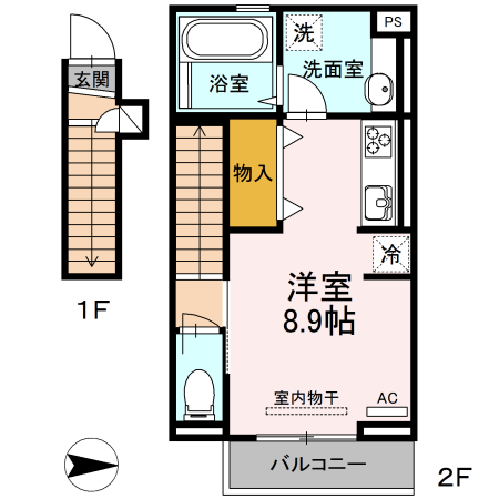 ガーデンハウス東山の間取り