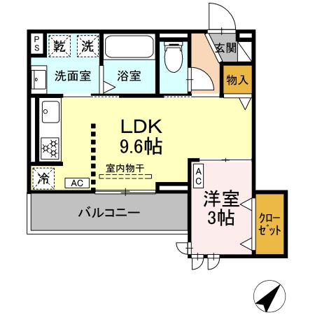 カーサ・クレールの間取り