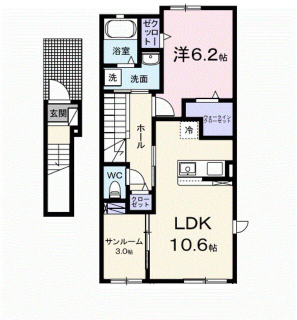 カメリア アオキの間取り