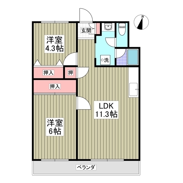 エルシティ・103の間取り