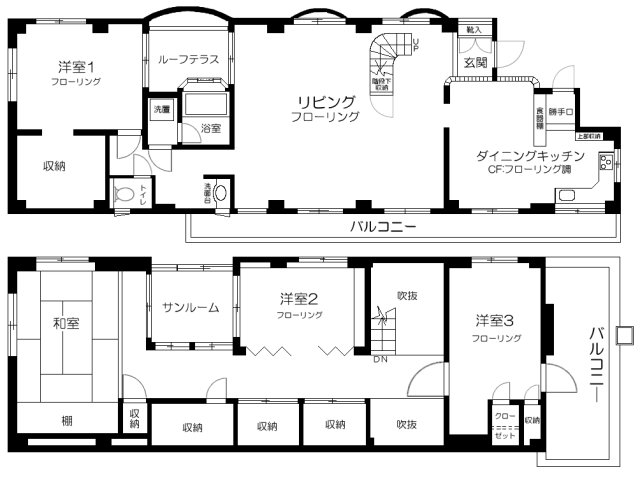 石川ビルの間取り