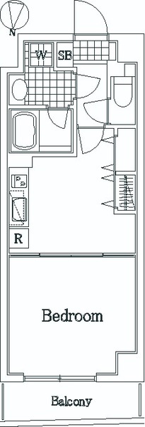 グリフォーネ横浜・伊勢町の間取り