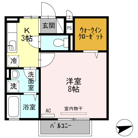WEST SEVENの間取り