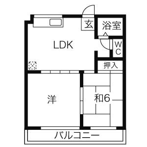 グリーンハイツの間取り