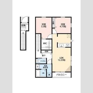 リーブルファイン南平野Ⅴの間取り