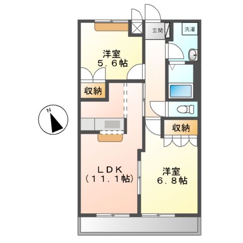 セントラルヒルズⅠの間取り
