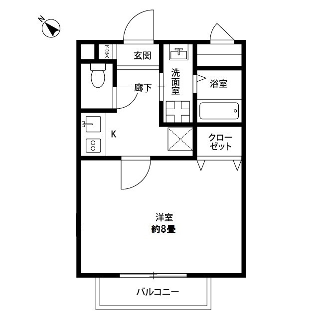 アムール冨士見の間取り