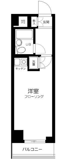 ライオンズマンション方南町駅前の間取り