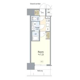 エスリード名古屋STATION NORTHの間取り