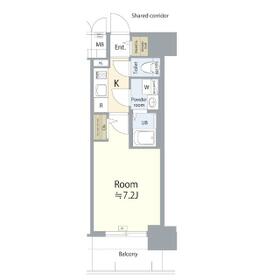 エスリード名古屋STATION NORTHの間取り