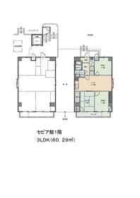 辰巳町セピア館の間取り