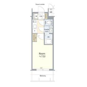 エスリード名古屋STATION NORTHの間取り