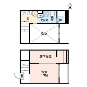 アルナージ川西(アルナージカワニシ)の間取り