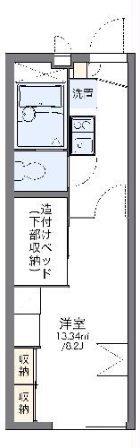 レオパレススターチスⅡの間取り