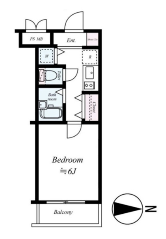 レジオス池上の間取り