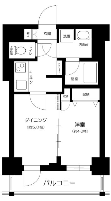 日神デュオステージ板橋の間取り
