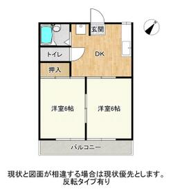 コスモハイツ21 B棟の間取り