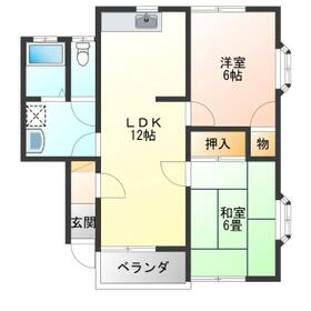ヴェルエスト鹿沼B棟の間取り