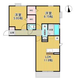 ポルト ボヌール代宿の間取り