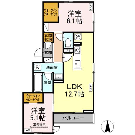 (仮称)D-ROOM長泉町竹原分譲PJ 新築工事の間取り