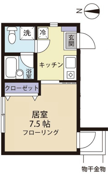 メゾンブルジョンの間取り