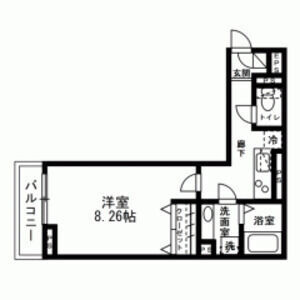 Skye Room(スカイエ ルーム)の間取り