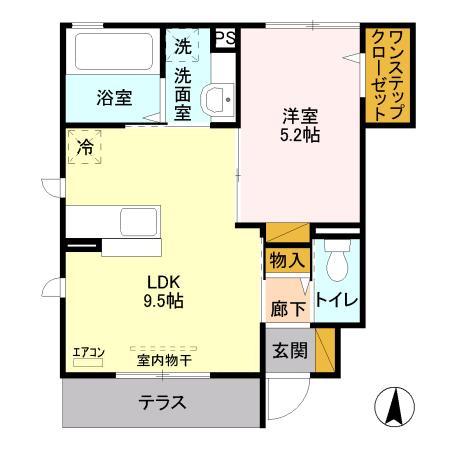 コンフォール・メゾン Ⅲの間取り