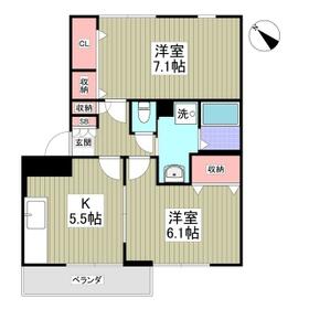 グリーンハイツイマイⅣの間取り