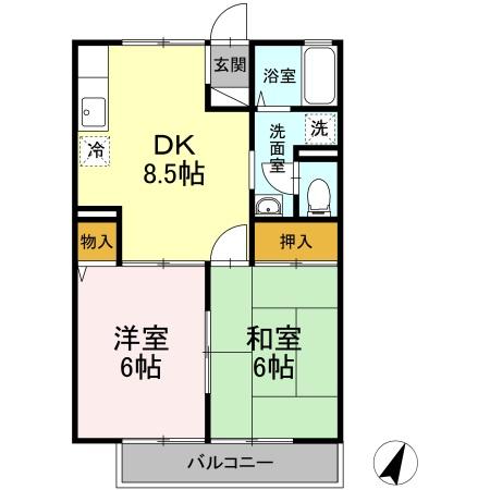 エクレールUの間取り