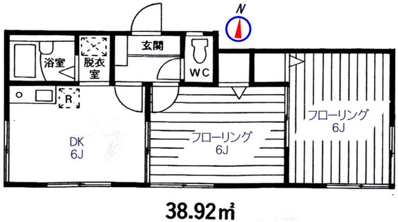 ローズコートの間取り