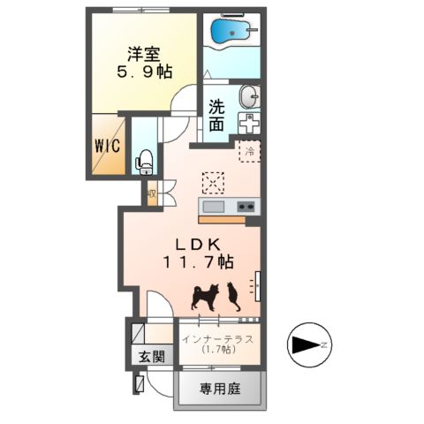 ゼファーの間取り