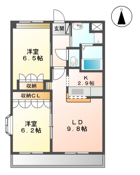 アイリスの間取り