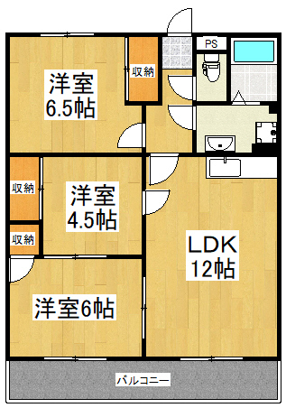 クリアビューパレスの間取り