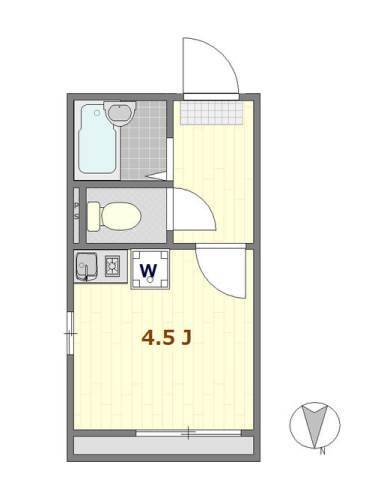 ノーザンロード蒲田の間取り