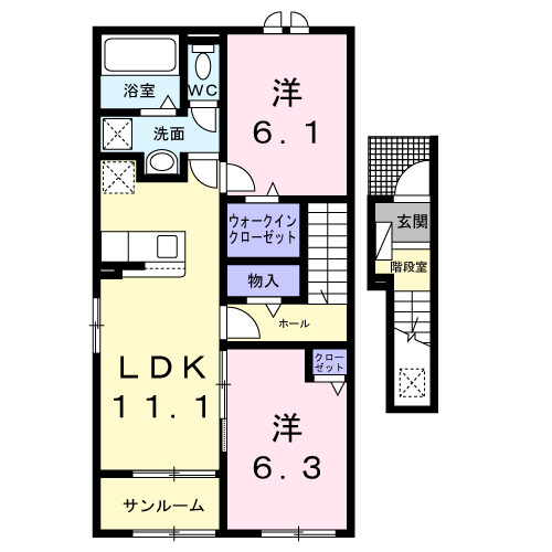 パークサイドの間取り