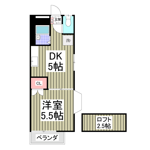 草加第36レジデンスの間取り