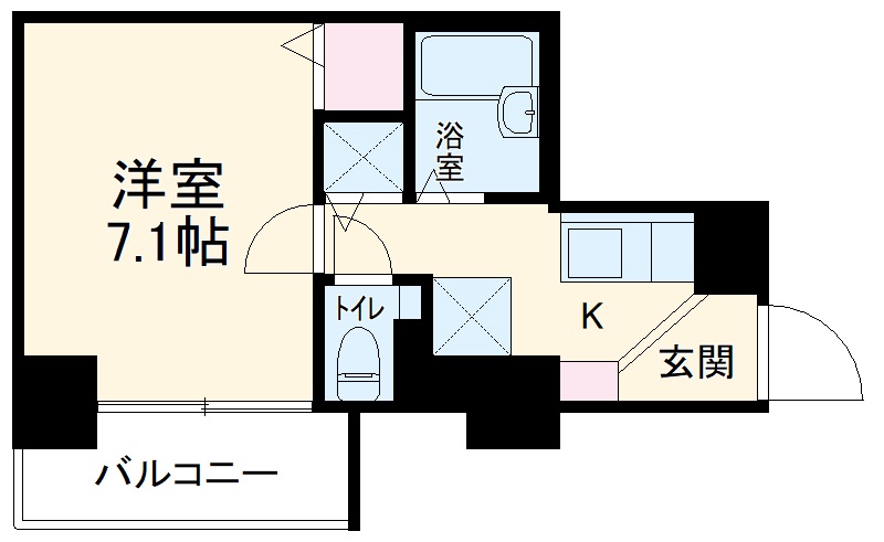 ライジングプレイス練馬関町の間取り