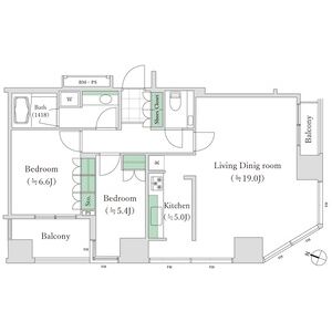 シティタワー新宿新都心の間取り