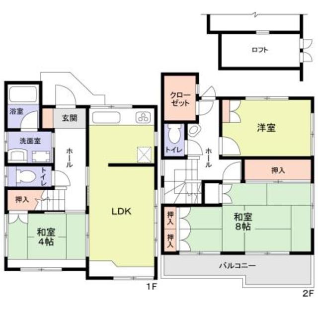 蕨市中央2丁目貸家(JTI)の間取り